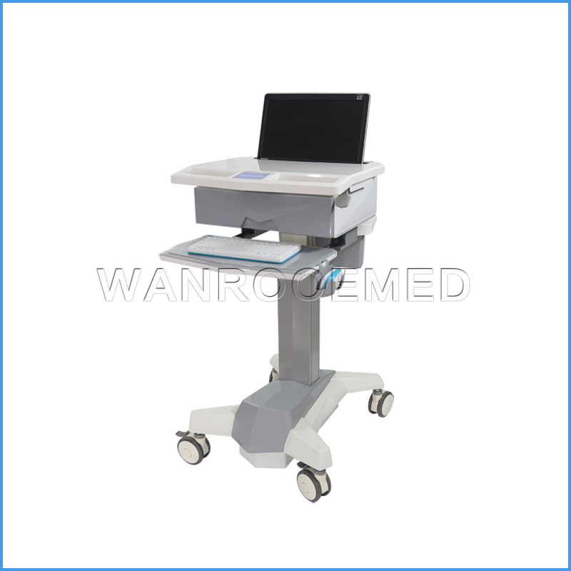 BWT-002 Chariot de travail d'ordinateur portable d'ordinateur portable médical d'hôpital