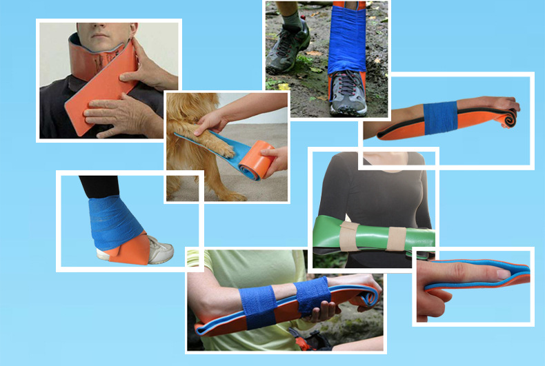 aluminum foam finger splint,aluminium foam splint,sam splint leg,sam splint,emergency leg splint