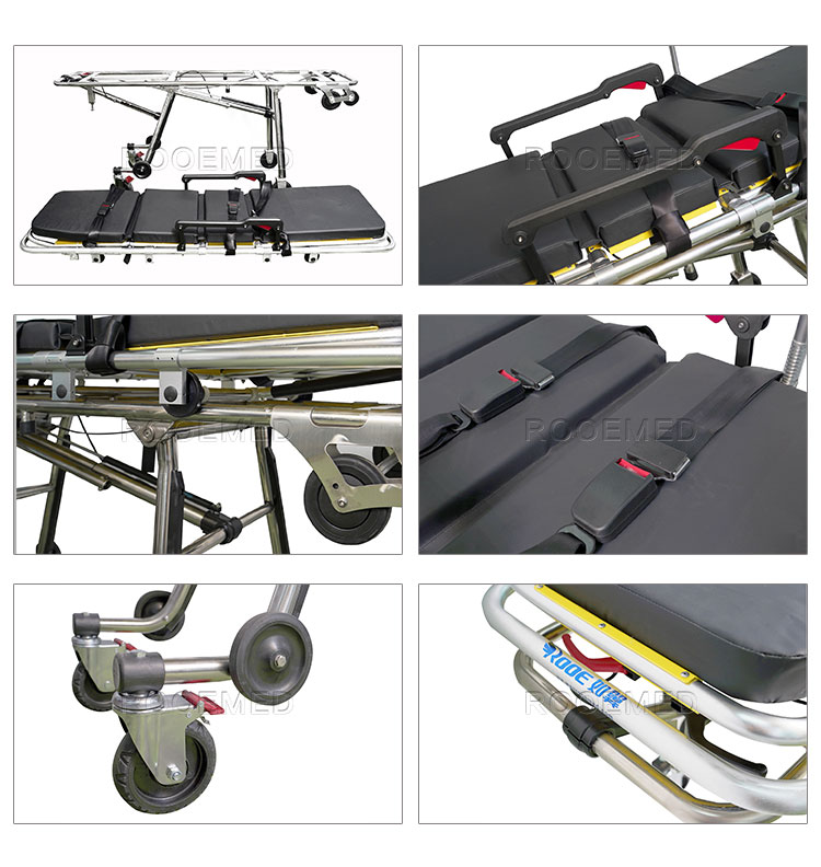 folding transport stretcher,folding rescue stretcher,patient stretcher trolley,stretcher transport,patient transport stretcher