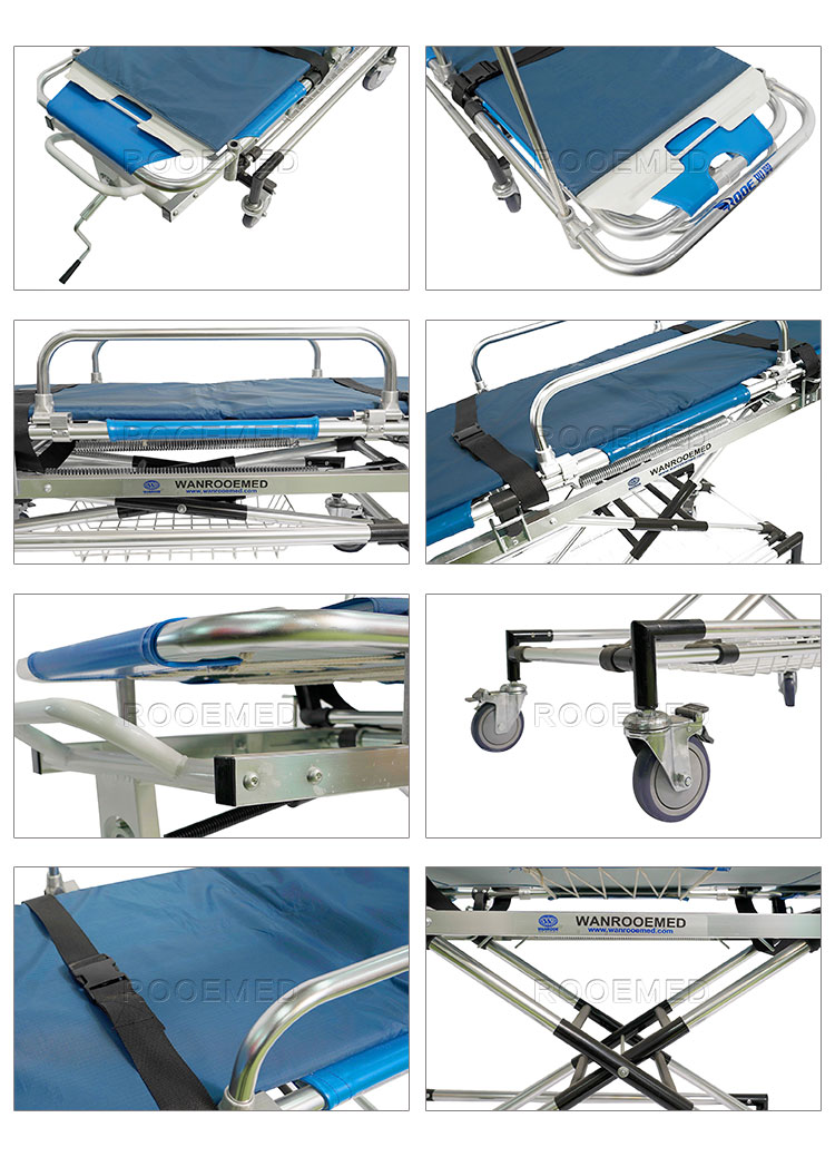 medical stretcher bed,transfer cart,medical stretcher trolley,transfer trolley bed,adjustable stretcher 