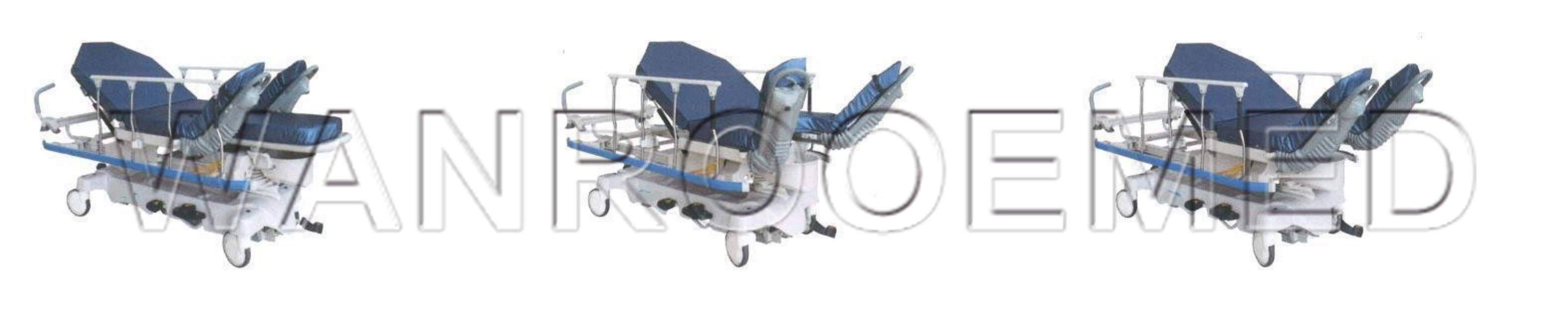 gyn stretcher,hydraulic gurney,transport stretcher,hydraulic stretcher,delivery bed