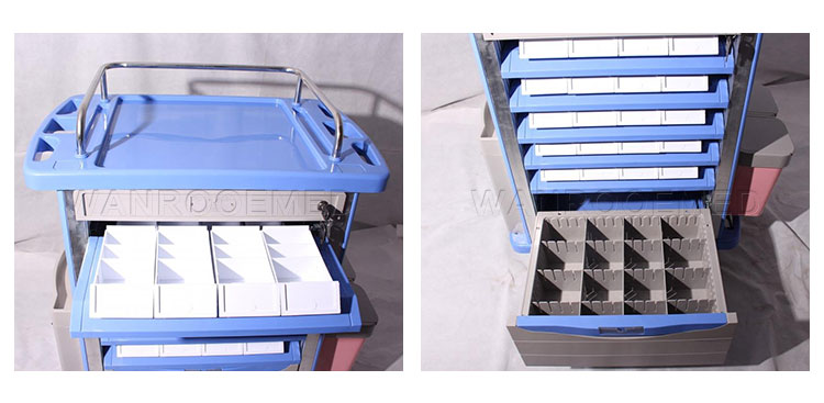 medication cassette cart,medicine distribution trolley,medical cart on wheels,medical cart trolley,medication cart