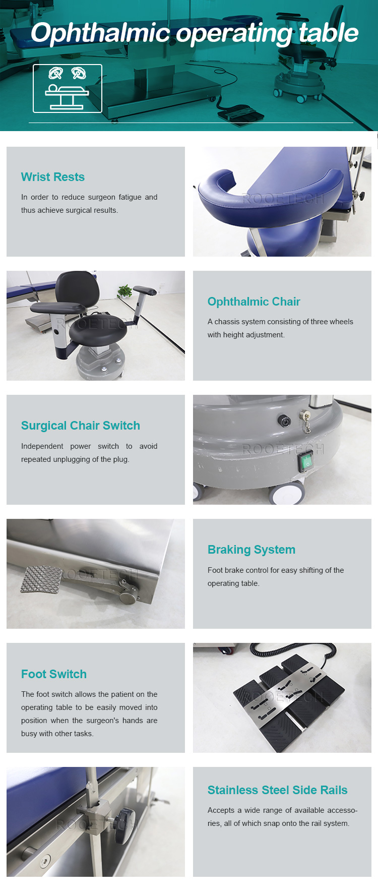 ophthalmic operating table,ophthalmic ot table,eye doctor chair,eye surgery equipment,eye surgery table