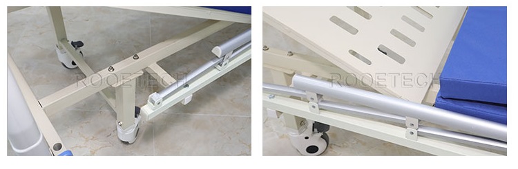 hospital bed 2 cranks, 2 crank manual hospital bed, medical adjustable beds, railing bed, hospital bed rails 