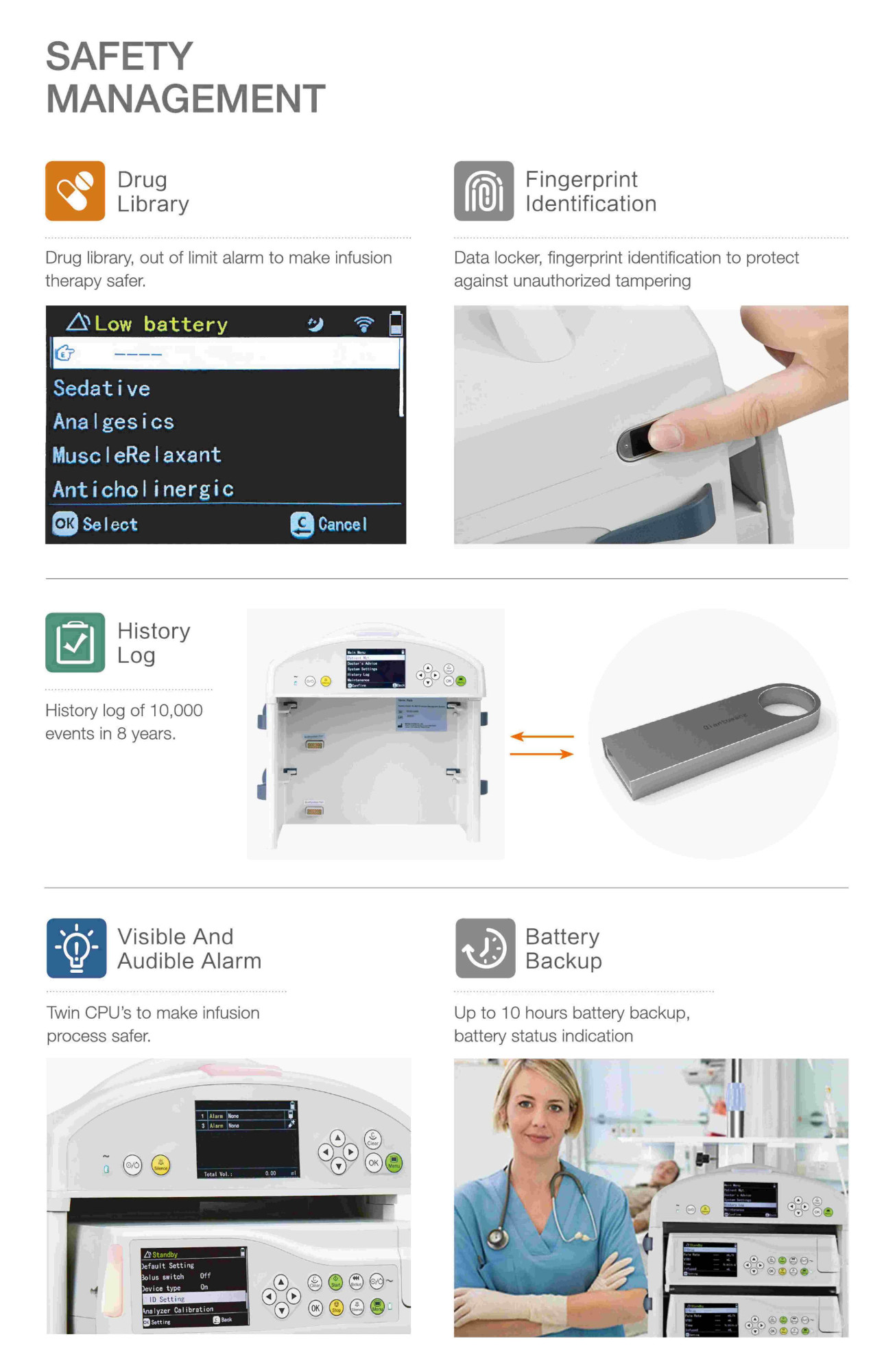 infusion pump, syringe pump, infusion workstation, infusion pump docking station