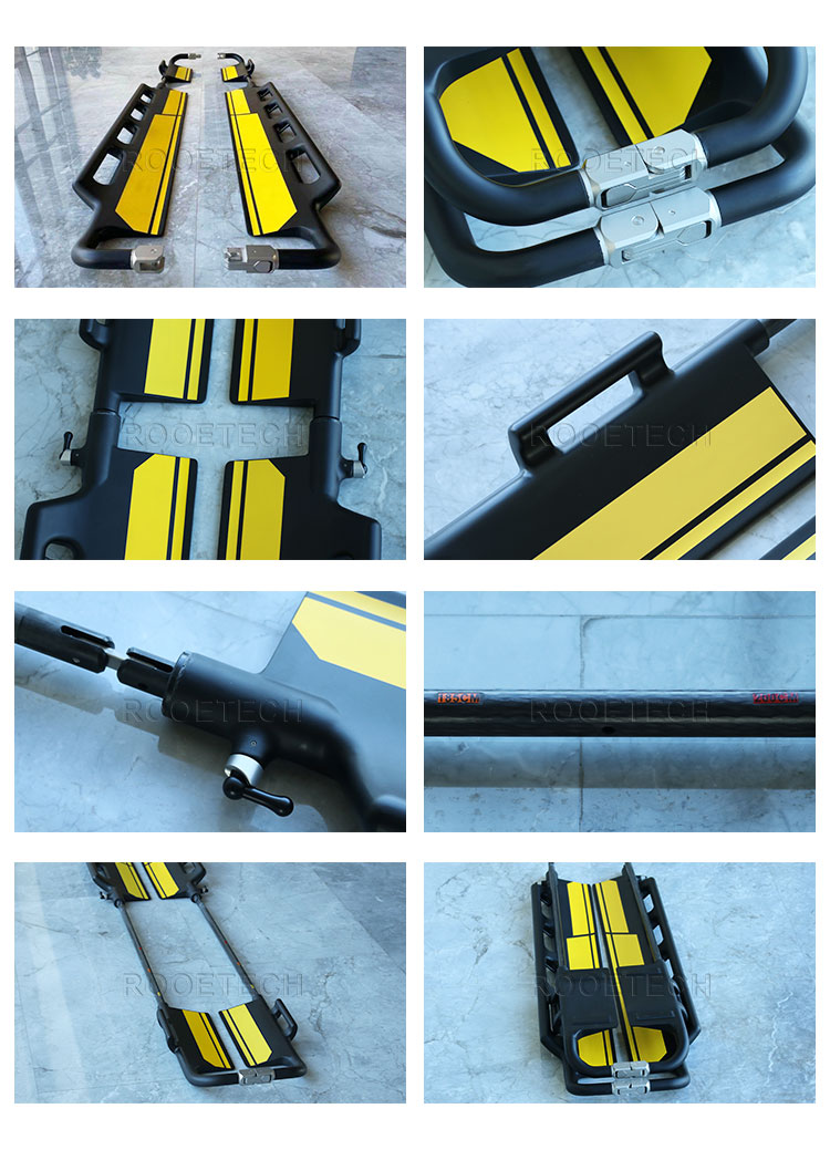 ambulance scoop stretcher, spinal injury backboard, shovel stretcher