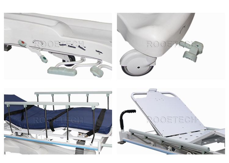 Hospital Cart, Hydraulic Patient Trolley, Transfer Stretcher