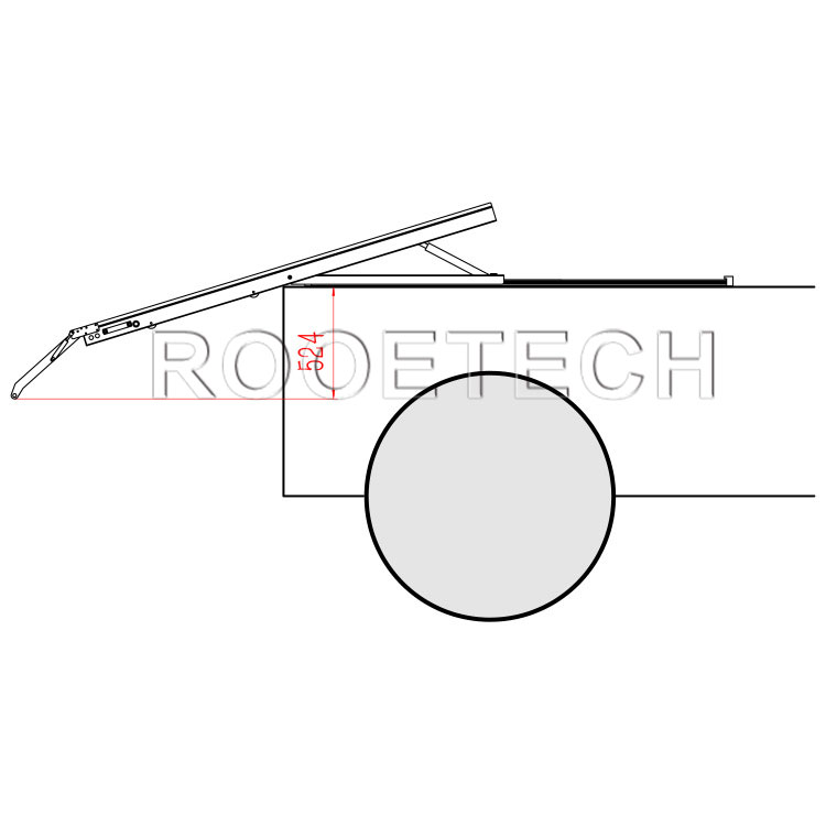 ambulance ramp, stretcher support, platform lift