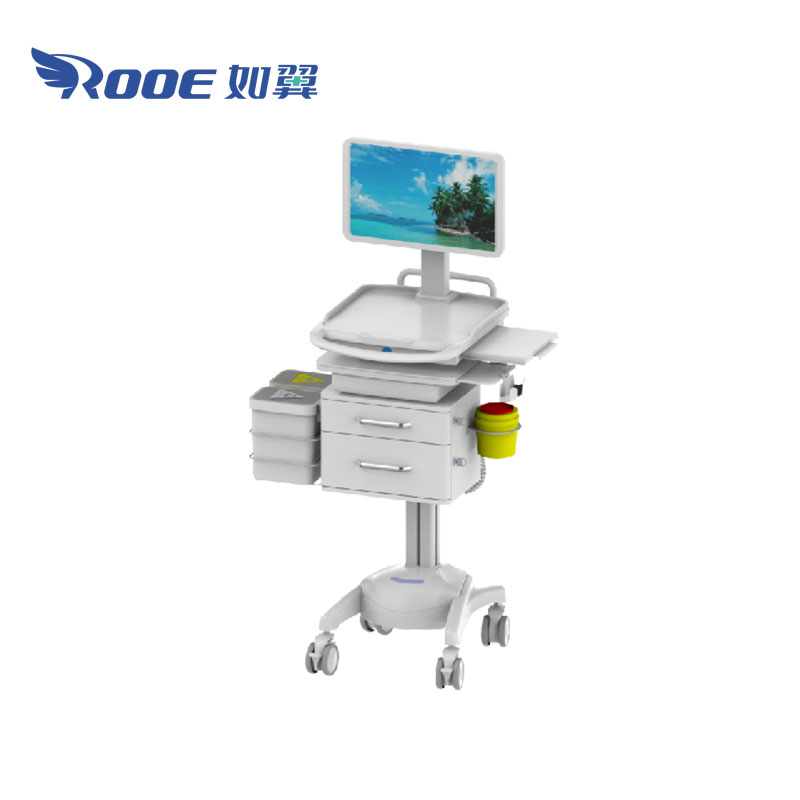 Medical Carts On Wheels With Drawers