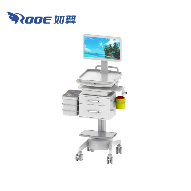 Medical Carts On Wheels With Drawers