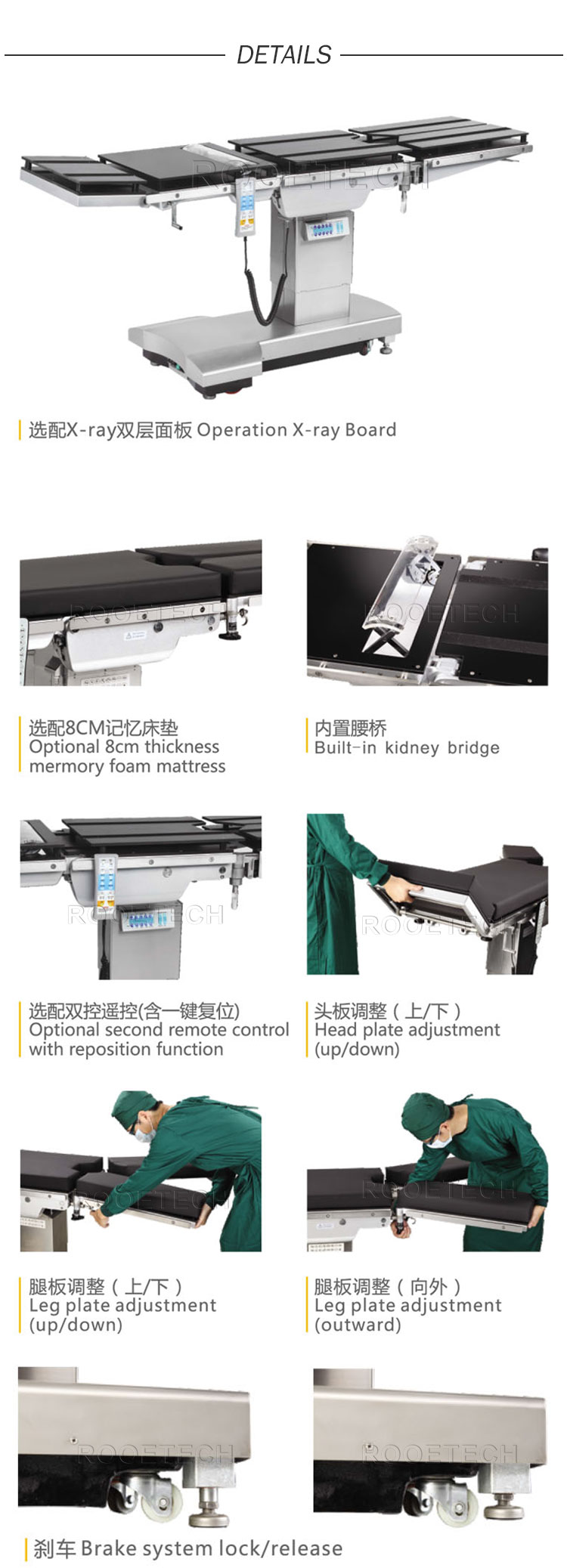 cardiomatic operation theater table, china operation table