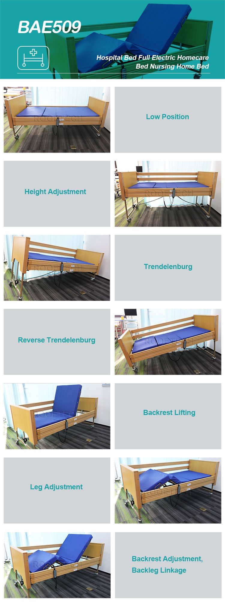 nursing home bed, beds for disabled people