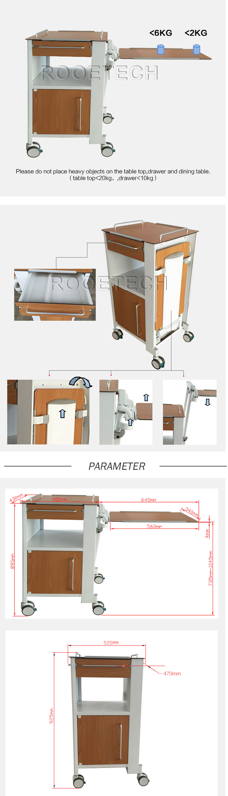 hospital bedside locker