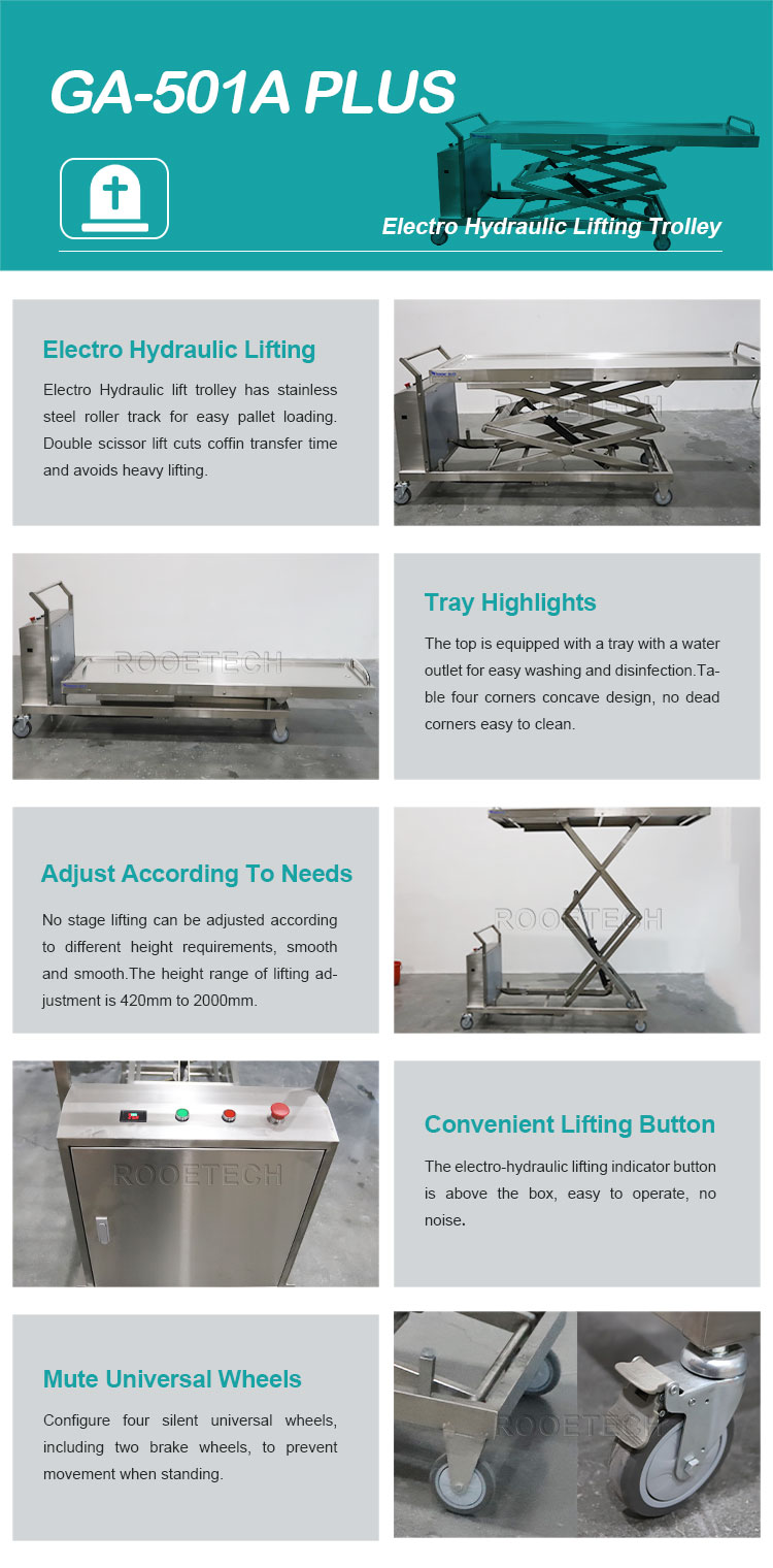 GA 501A Plus Electric Hydraulic Mortuary Scissor Lift Body Lifter Casket Lift.jpg