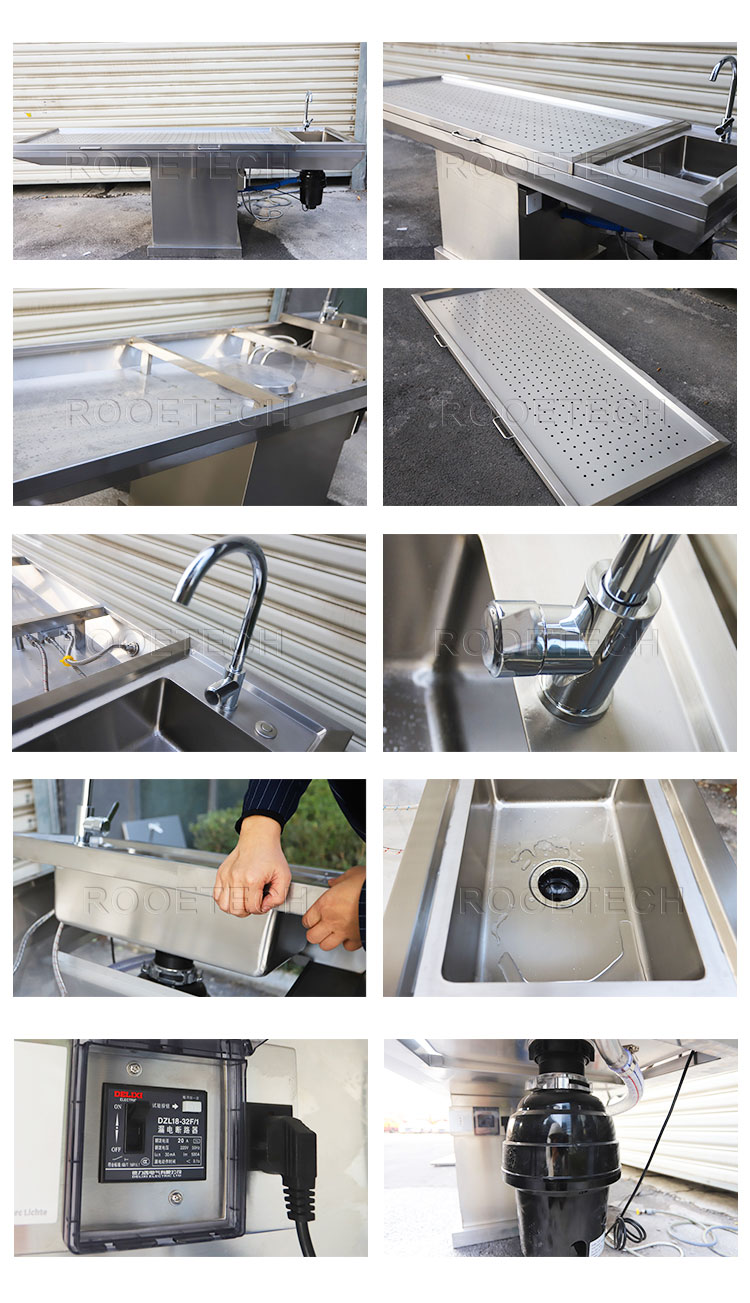 GA-2003D Morgue Corpse Washing Dissecting Stainless Steel Autopsy Table.jpg