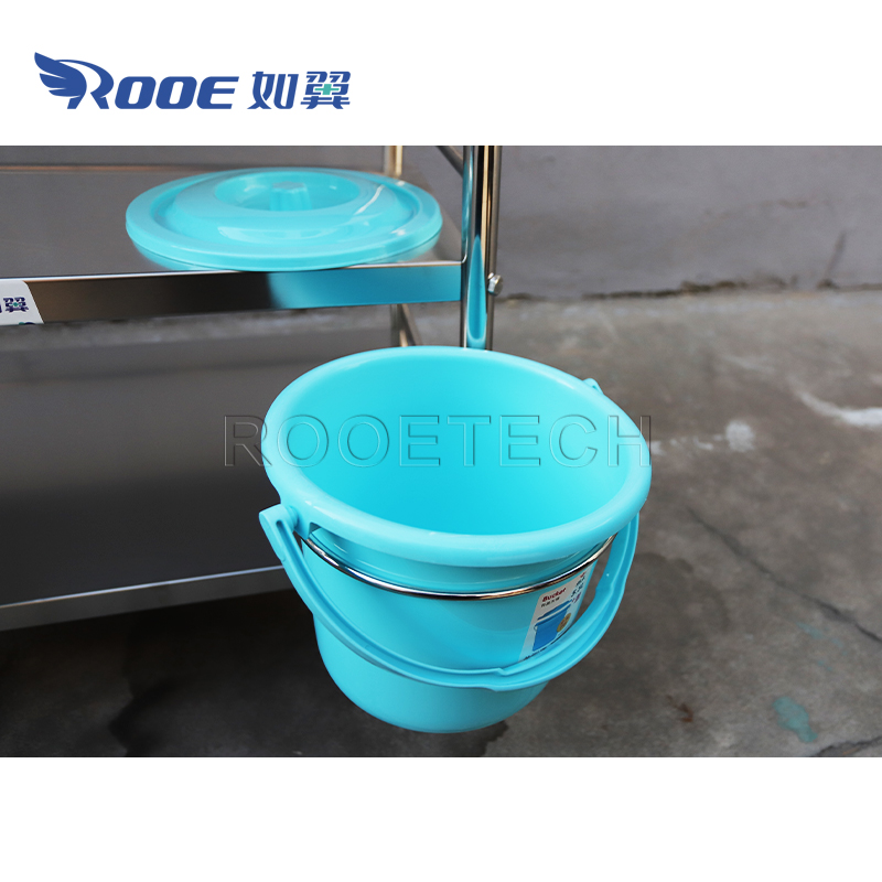 BSS300D2 Stainless Steel Medical Cart Ward Rounds Trolley Multifunction Cart (7).jpg