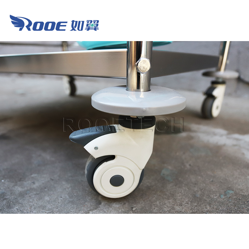 BSS300D2 Stainless Steel Medical Cart Ward Rounds Trolley Multifunction Cart (5).jpg