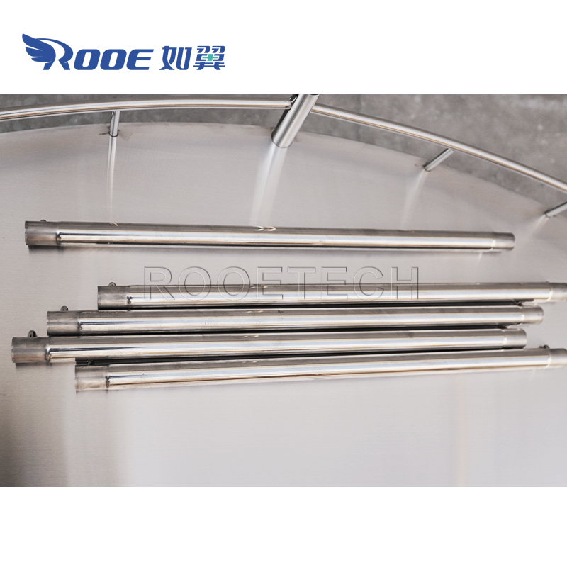 BSS203 fan-shaped stainless steel medical trolley workbench care cart (8).jpg