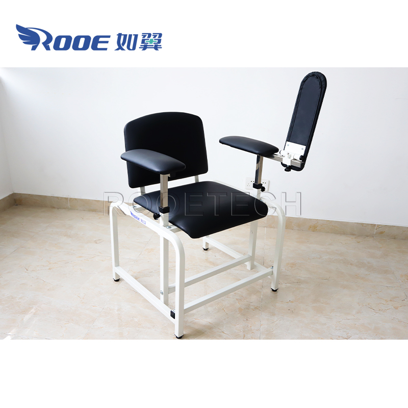 BXD103 Comfortable Padded Blood Drawing Chair Phlebotomy Chair With Drawer (6).jpg