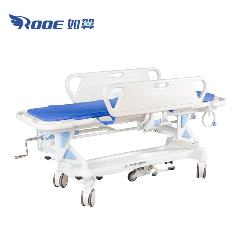 BD111 Manual Gurney Hospital Bed Stretcher Patient Transfer Trolley