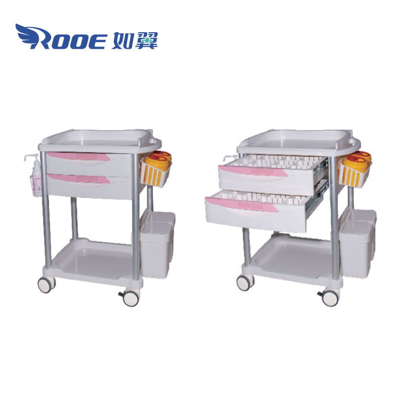WECARE Series Hospital Injection Trolley for Patient Care Medical Furniture Clinic Trolley