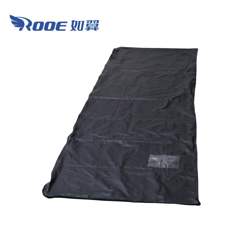 GA401 Medical Transport Black Body Bag Disposable Death Body Bags