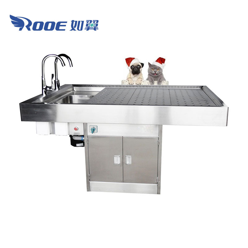 GA2003A3 Stainless Steel Autopsy Table Veterinary Operating Table Pet Equipment