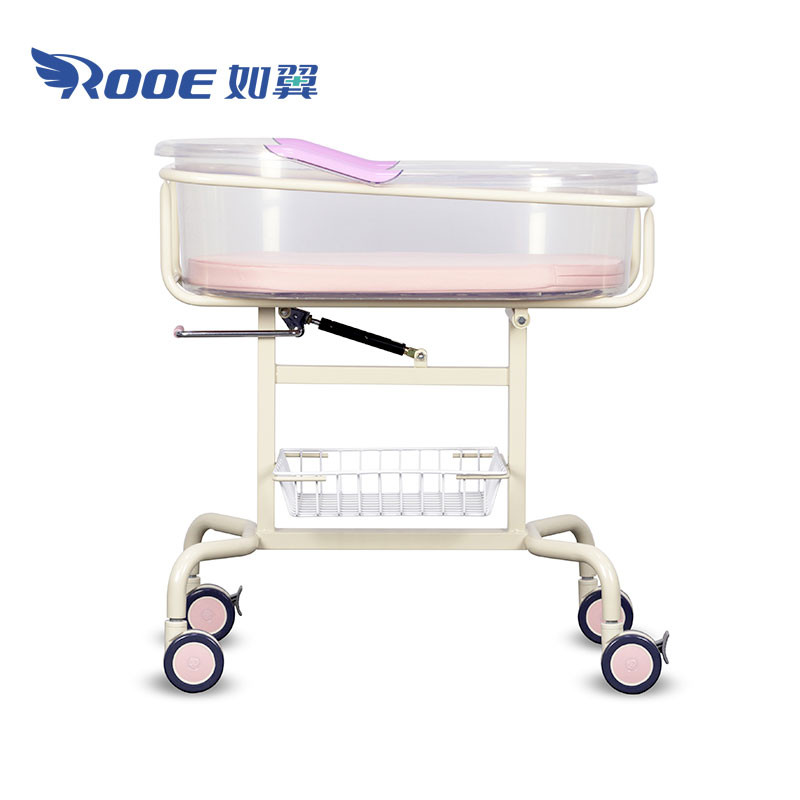 BBC002A Medical Crib Infant Hospital Bedside Bassinet Cribs Reverse Trendelenburg Position