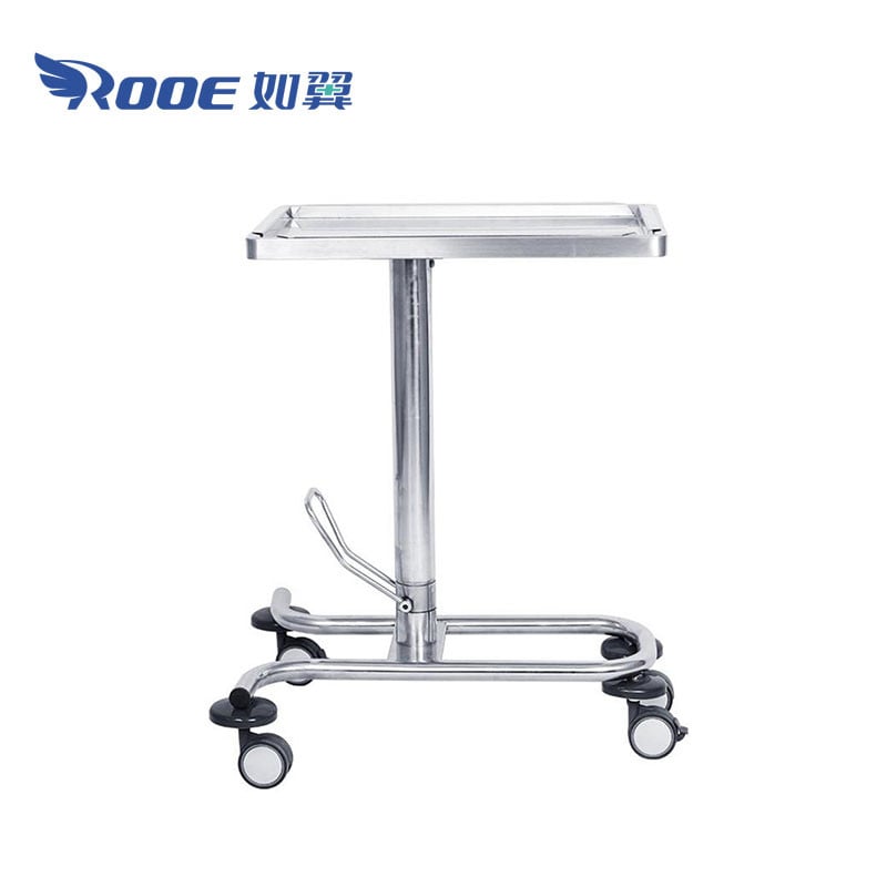 BSS001 Plus/Pro Dental/Hospital Instrument Trolley Medical Rolling Cart With Surgical Tray