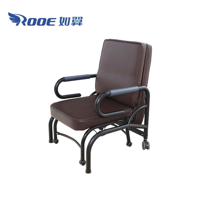 BHC001F Adjustable Hospital Chair Convertible Hospital Chair Bed Accompany Chair