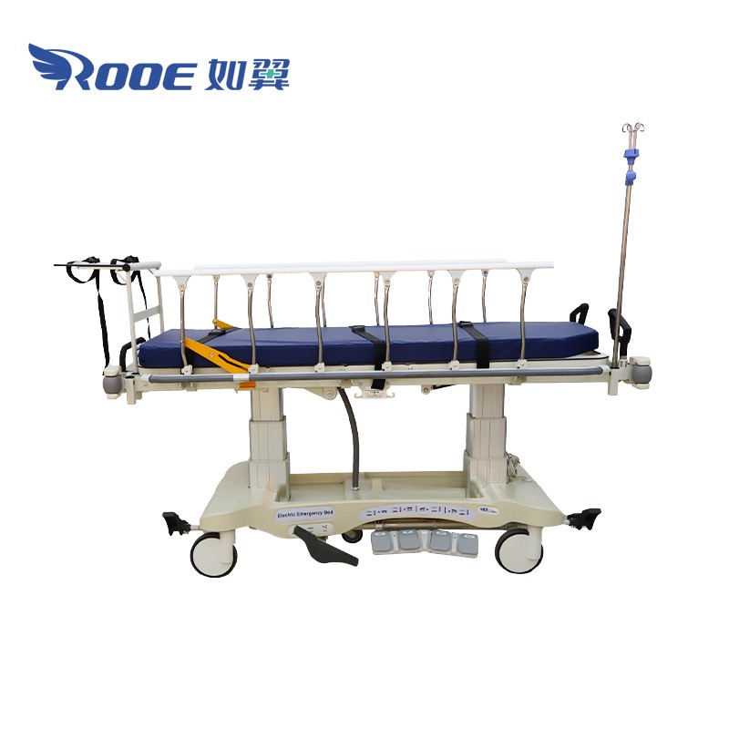 BD111BD Plus Powered Motorized Hospital Transfer Stretcher with Hydraulic Lift
