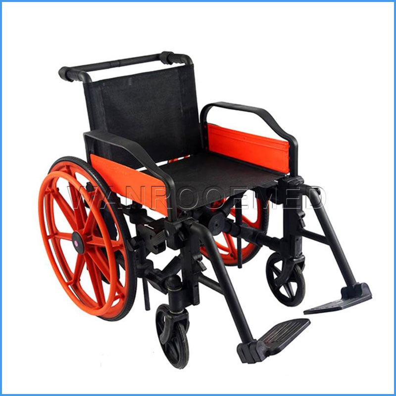 Examen médical d'hôpital de série de BWHM-07 IRM fauteuil roulant manuel compatible
