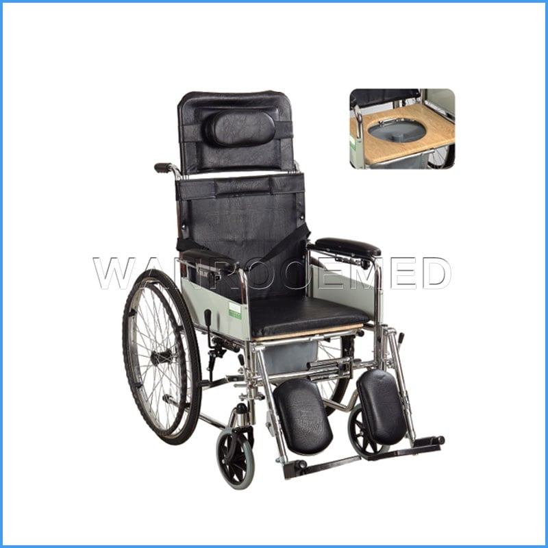 BWHM-1A902 Aluminum Alloy Transport Portable Folding Manual Wheelchair