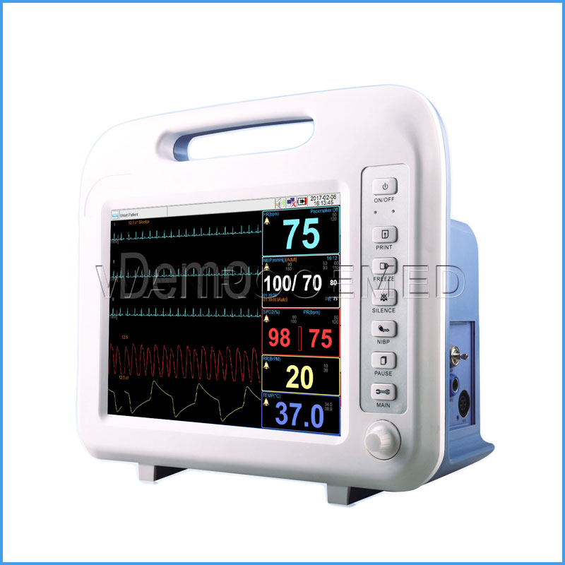 F6 V1.0 12.1 pulgadas Pantalla LCD Multi-parámetro Hospital Patient Monitor en venta