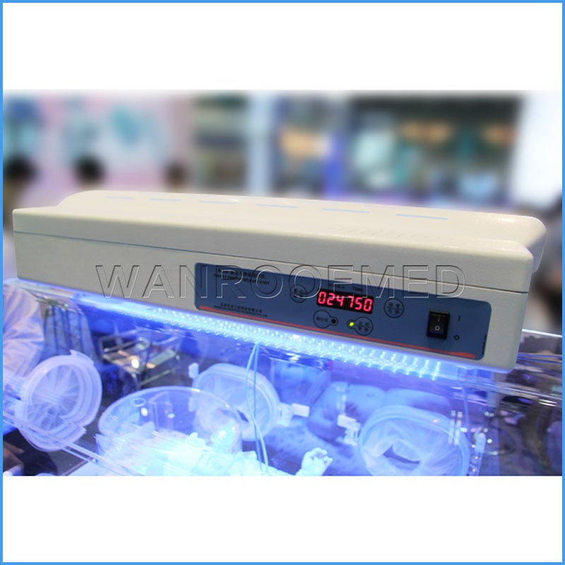Máquina de fototerapia de bilirrubina neonatal HB108 con lámpara fluorescente azul