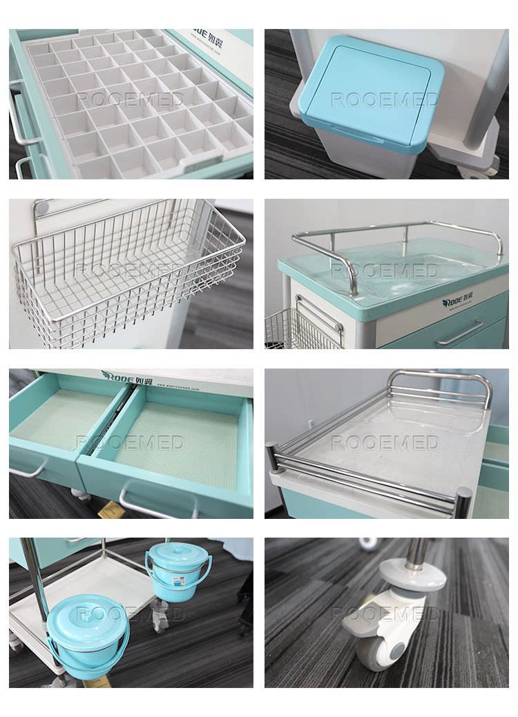 medical treatment cart,hospital supply cart,medicine trolley with drawers,medical mobile cart,medication cart with lock