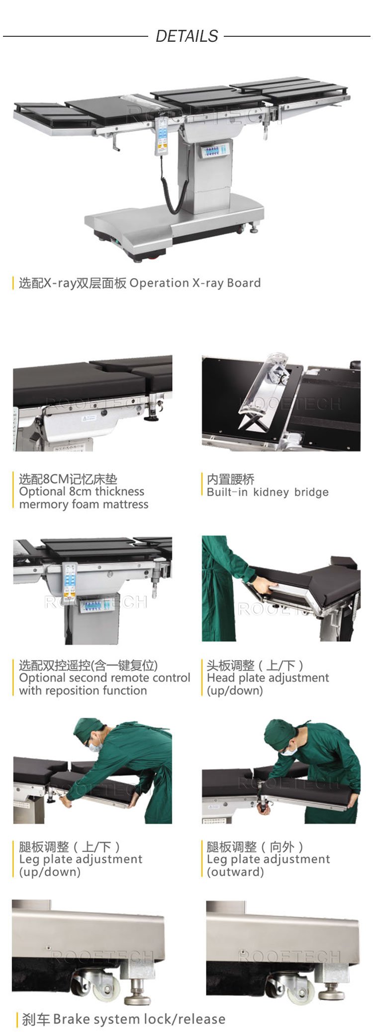 cardiomatic operation theater table, china operation table