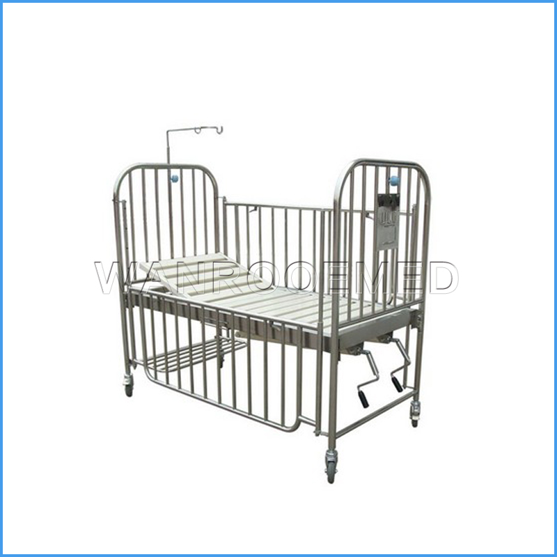 BAM200C Cama individual de pediatría de acero inoxidable cama para niños