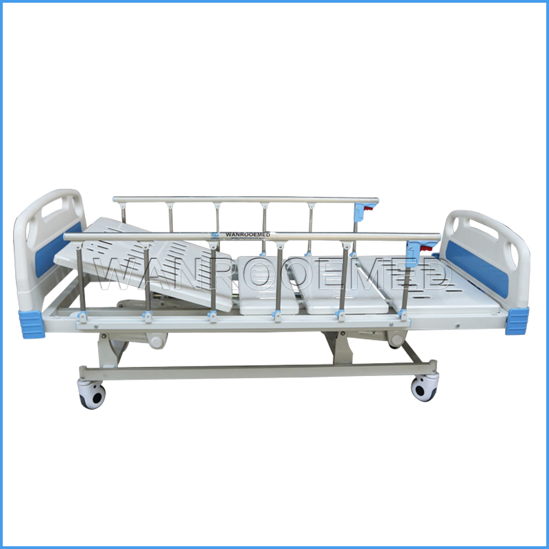 Cama de hospital manual ajustable de los muebles del equipo médico de la cama BAM302
