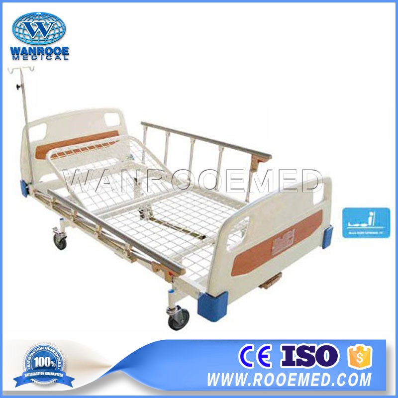 BAM102 Medical Single Crank Hospital Patient Adjustable Manual Bed