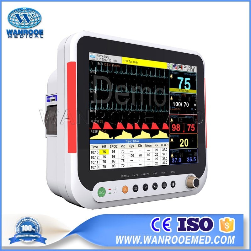 F9 15 inches Multi-parameter Medical Patient Monitor For Adult And Pediatric