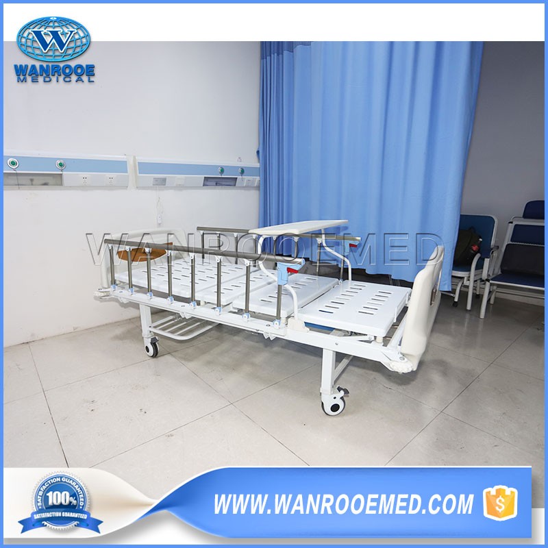 BAM205 Hospital Equipment 2 Crank Manual Examination Medical ICU Nursing Bed