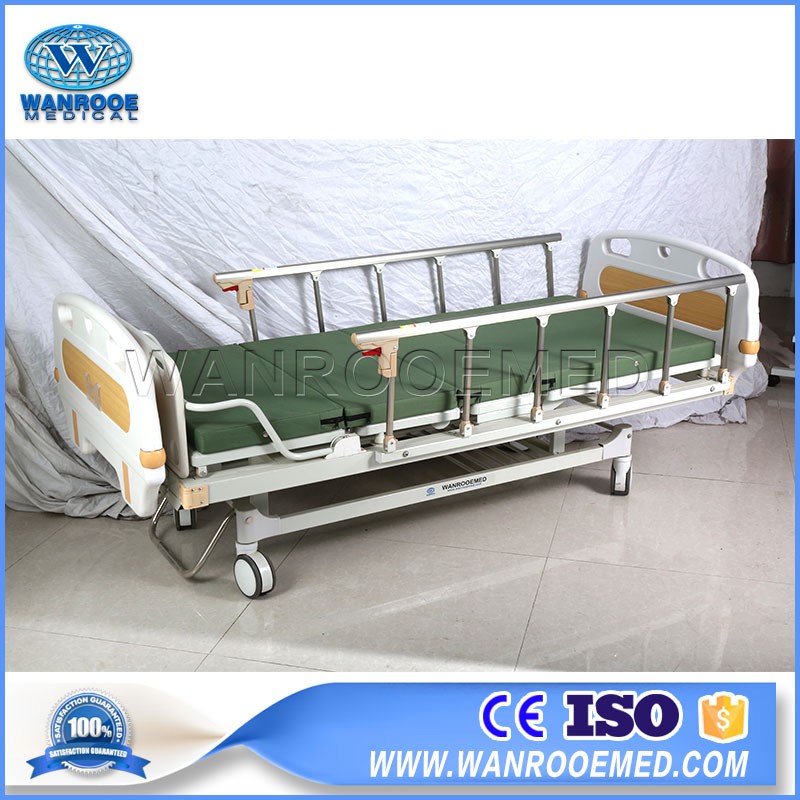 BAM201 Hospital Adjustable 2 Cranks Two Function Manual Patient Bed