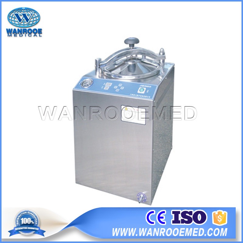 LS-28HD Stainless Steel Autoclave Vertical Sterilization Equipment With Pressure Temperature Controller