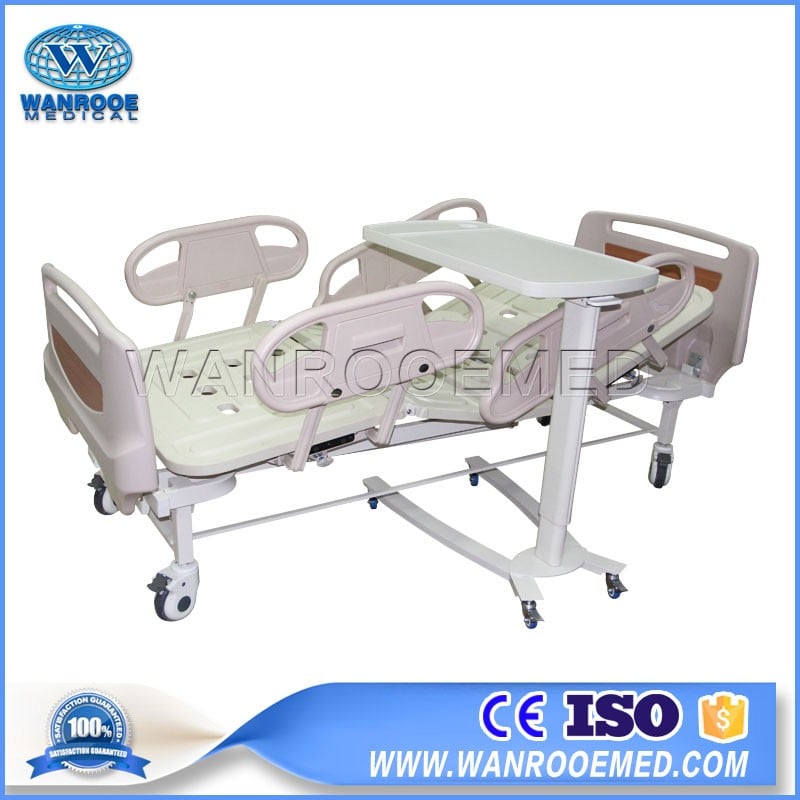 BDT002C ABS Material Table Board Adjustable Hospital Bed Dining Table