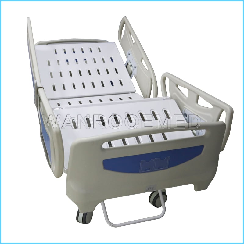Modelo económico de BAE505A cinco funciones Cama de hospital eléctrica con los carriles laterales del ABS