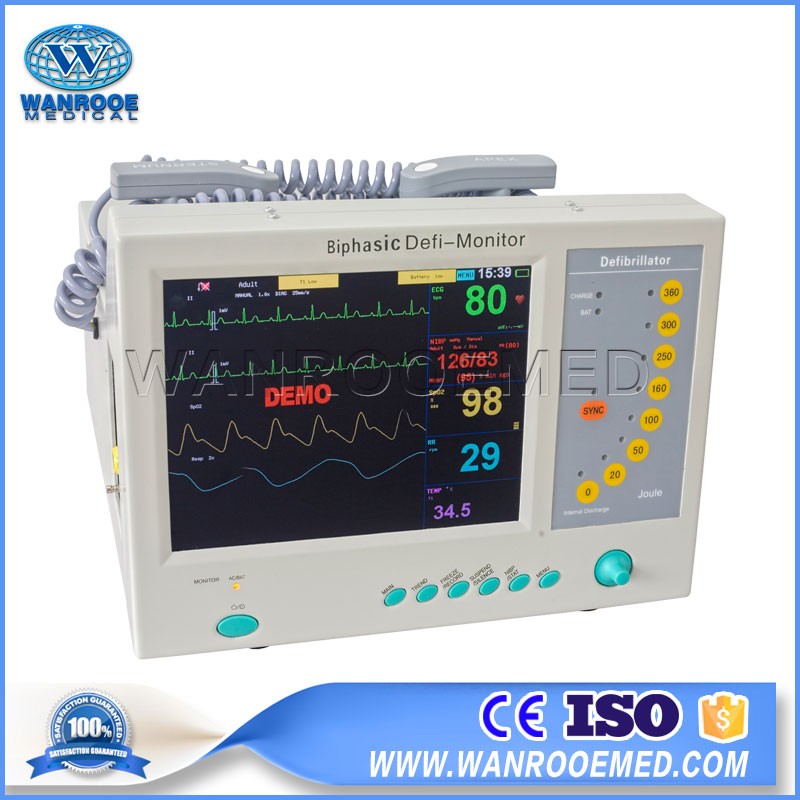 DEFI-8000B Portable AED Automated External Biphasic Monitor Defibrillator Price