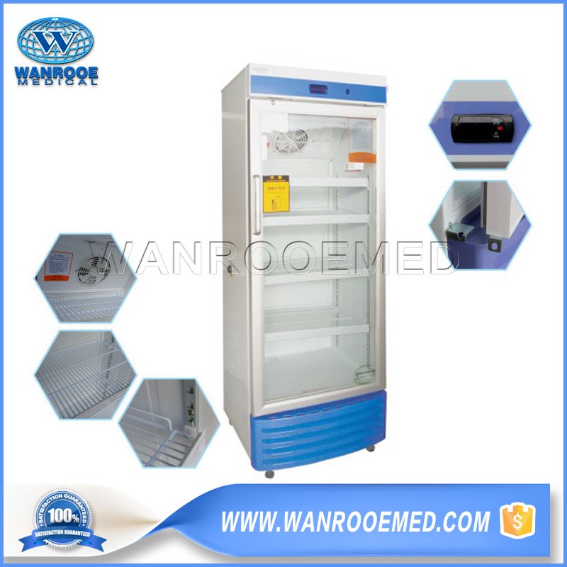 YC-330/490 Medical 2~ 8°C Pharmacy Refrigerator Portable Vaccine Freezer