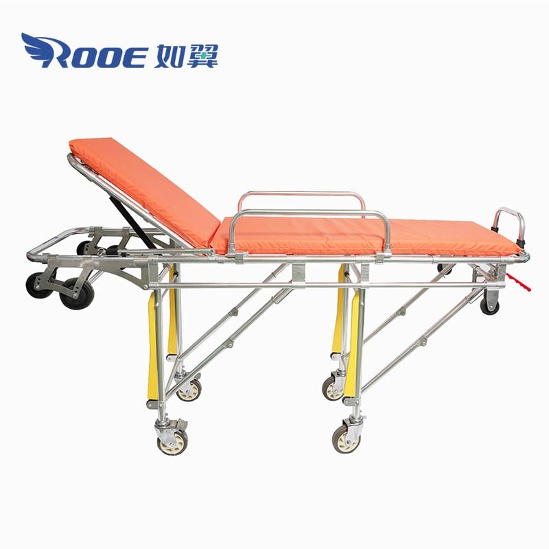 EA-3C Medical Patient Ambulance Stretcher Foldable Stretcher With Wheels