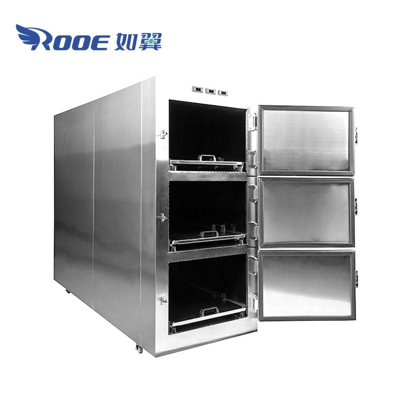 GA303 3 Dead Body Morgue Freezer Morgue Refrigerator